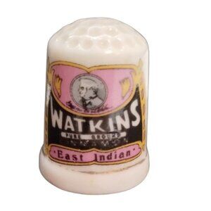 Watkins Pure Ground East Indian Cinnamon Decorative Collectible Souvenir Thimble